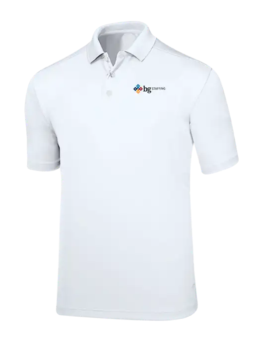 Callaway Core Bright White Performance Polo w/BG Staffing Logo