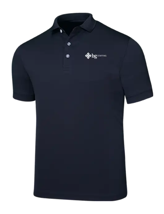 Callaway Ottoman Navy Polo w/BG Staffing Logo