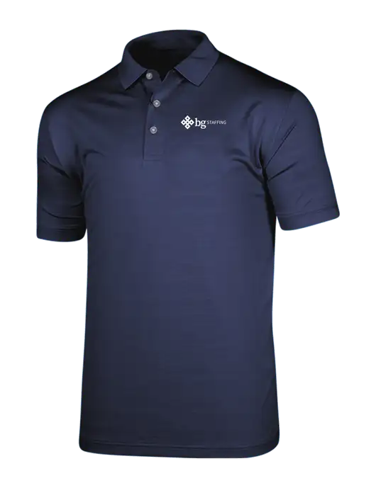 Callaway Vibrant Navy Ventilated Polo w/BG Staffing Logo