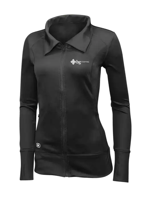 OGIO Blacktop Womens Endurance Fulcrum Full-Zip w/BG Staffing Logo