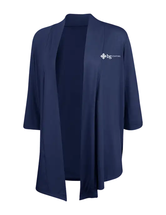 Dress Navy Blue Womens Concept Shrug w/BG Staffing Logo