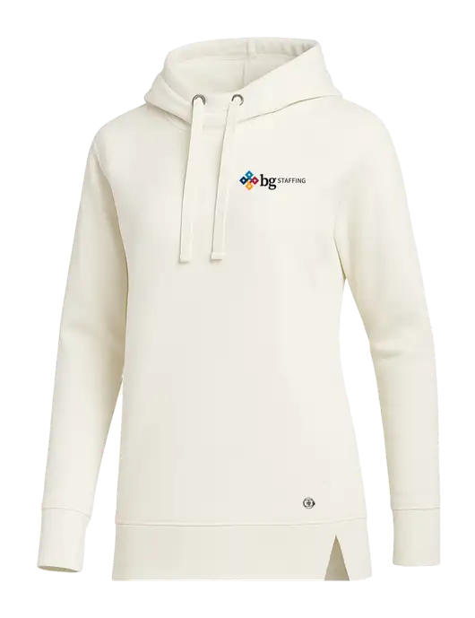 OGIO Ivory Luuma Pullover Fleece Hoodie w/BG Staffing Logo