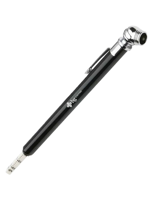 Quick View Black Tire Gauge w/BG Staffing Logo