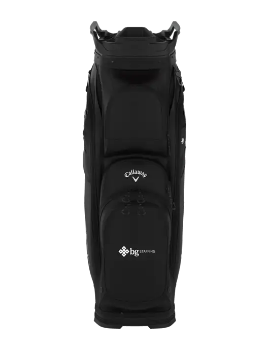 Callaway Org 14 Black Golf Bag  w/BG Staffing Logo